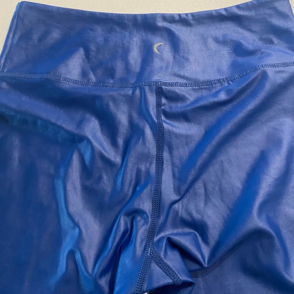 Zyia Active Light n Tight Hi-Rise 7/8 24" Leggings Blue Metallic - Picture 7 of 8